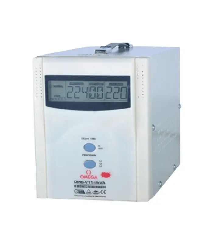 استابلایزر تکفاز سروو موتوری ایستاده 500 ولت آمپر