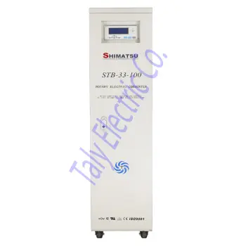 استابلایزر سه فاز ستونی صنعتی 100 کیلو ولت