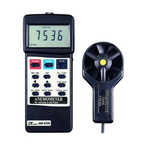 سرعت سنج بادسنج آنومتر لوترون مدل AM-4206