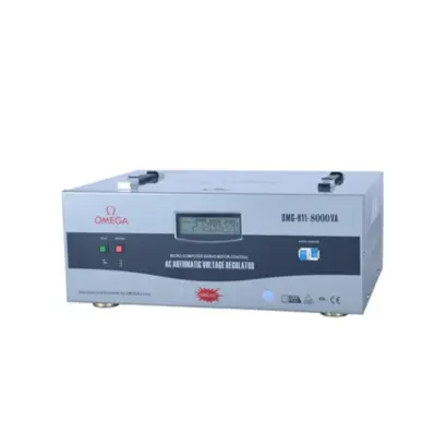 استابلایزر تکفاز سروو موتوری رک 8000 ولت آمپر