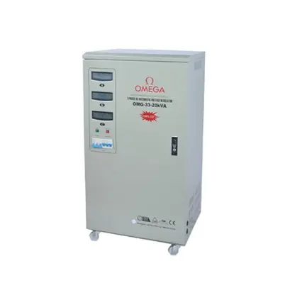 استابلایزر سه فاز سروو موتوری 20 کیلو ولت آمپر