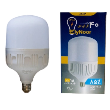 لامپ ال ای دی LED استوانه ای40 وات اِلی نور مهتابی