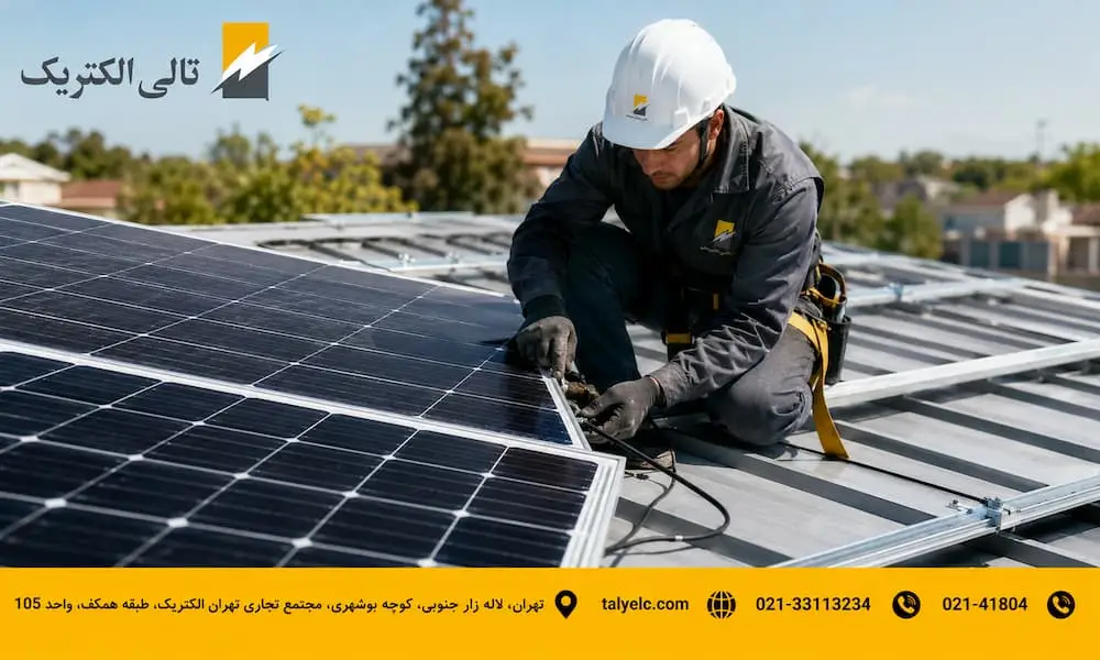 کاربرد پنل خورشیدی 550 وات در محیط تجاری و صنعتی
